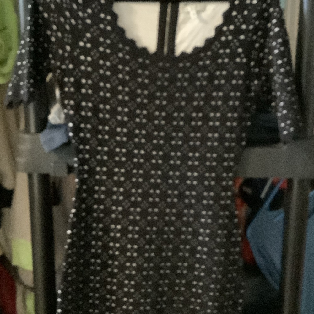 Milly Black and White Dress
